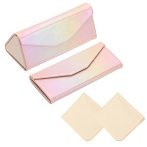 Unique Bargains Triangle Eyeglasses Case 2 Pcs - 1 of 4