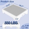 Belffin Mobility One Step Stool, Heavy Duty Indoor Outdoor Non-Slip Small Step Platform Assistive Device - 2 of 4