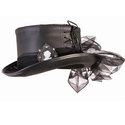 Forum Novelties Black Steampunk Top Hat One Size