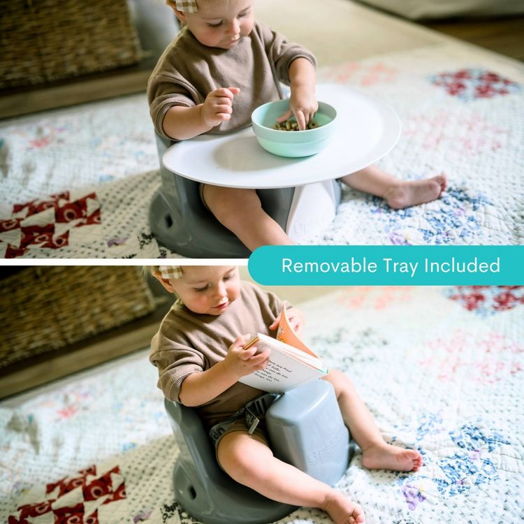 Upseat Original Ergonomic Baby Floor & Booster Positioning Seat with Tray, 5 of 11