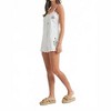 Women's Embroidered Button Down Romper - MABLE - 2 of 4