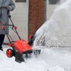 SEVOBAL Snow Blowers Heavy Duty Snow Thrower with Extended Throwing Distance for Winter Maintenance Use, Red, 20"*46"*38" - 2 of 4