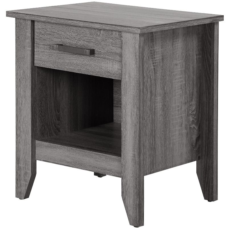 Passion Furniture Lennox 1-Drawer Nightstand (24 in. H x 21 in. W x 18 in. D), 2 of 8