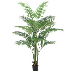 Acekool Artificial Palm Tree with Planter, Adjustable Faux Palm Tree Indoor Decor - 1 of 4