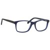 Esquire EQ1546 Rectangular Frame Eyeglasses with Black Frames and Red Temples 54mm - image 3 of 3