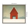 Amanti Art Red Barn Winter by Ryan Fowler Canvas Wall Art Print Framed 28 x 23-in. - 4 of 4