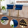 MOONMISS Swivel Bar Stools Set of 2 Adjustable Counter Height Chairs with Footrest for Kitchen, Dining Room - 4 of 4