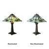 Chloe Lighting GENESIS Victorian 2 Light Antique Dark Bronze Table Lamp 17 Shade - 3 of 4