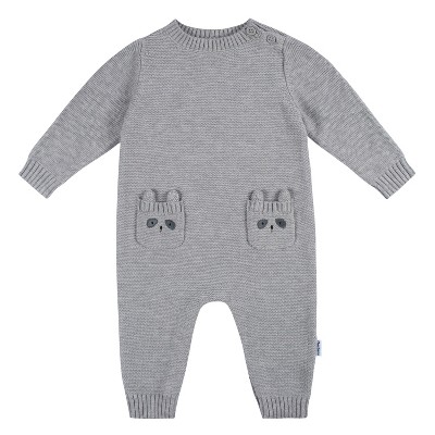 Image of Gerber Baby Boys' Romper - Raccoon - 6-9 Months