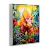 Stupell Industries Colorful Dinosaur in Jungle Framed Giclee Art - 2 of 4