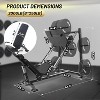 Acekool Leg Press Machine 2000LB Capacity Adjustable Squat & Calf Press for Home Gym, Space-Saving Linear Bearing Trainer - 4 of 4
