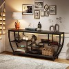 Hommoo 70.9 Inch Long Sofa Table with Shelves - 4 of 4