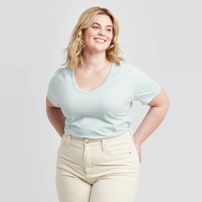 plus size short sleeve tops