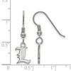 Black Bow Jewelry Sterling Silver Louisville Cardinals NCAA Dangle Earrings - 2 of 3