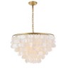 Elegant Lighting Selene 6 light Brass Pendant - 2 of 4
