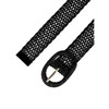 INSPIRE CHIC Women's Skinny Metal Buckle Braided Woven Dress Waist Belts - 2 of 4