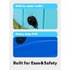 Joyfy 32/48/63" Foldable Dog Pet Pool, Portable Kiddie Pool, Anti-Slip Hard Plastic Bath Tub with Drain Suitable for Pets and Backyard Play with Kids - 4 of 4