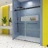 NicBex Shower Door 44-48" Wx74"H Bypass Sliding Shower Door with 5/16" (8mm) Tempered Glass with Reversible Installation - 3 of 4