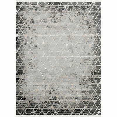 Hauteloom Luol Gray Area Rug