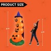 Joyfy 6 FT Halloween Inflatables Outdoor Decorations, Stacked Pumpkins with Witch Hat Inflatable with LEDs for Halloween Party Yard Garden Lawn Decor - 4 of 4