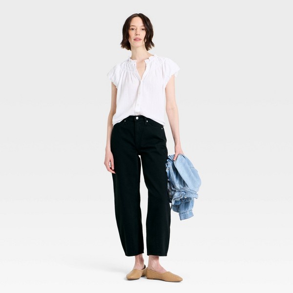 Jeans de Corte Barrel de Tiro Alto para Mujer - Universal Thread™ 3