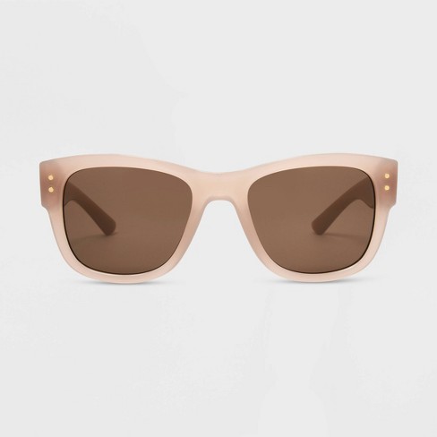 Women's Shiny Plastic Square Sunglasses - Universal Thread™ : Target