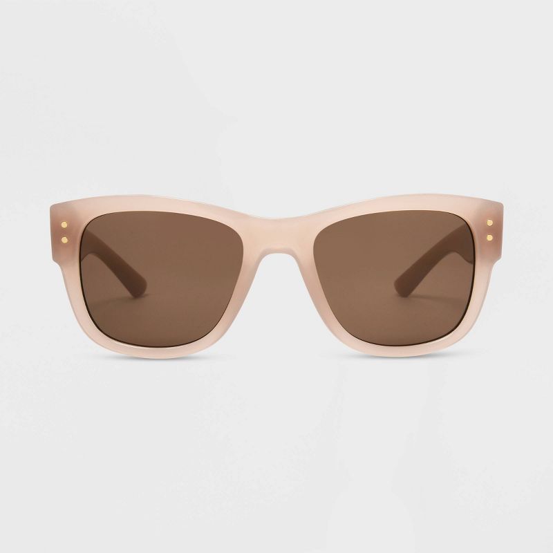Women's Shiny Plastic Square Sunglasses - Universal Thread™, 1 of 6