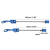 Unique Bargains Bicycle Quick Release Axles Skewers Lever Front Rear 5.91" 7.28" Blue 2 Pcs - 3 of 4