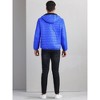 Lars Amadeus Men's Winter Zipper Lightweight Warm Padded Hooded Puffer Jackets - 3 of 4