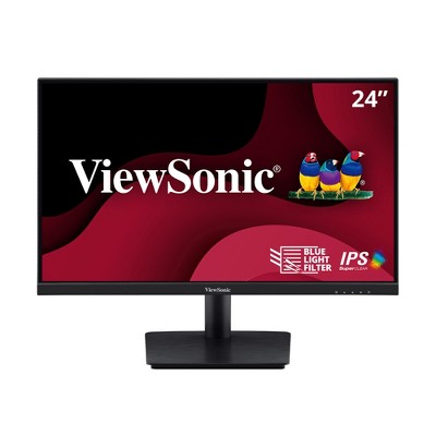 ViewSonic VA2409M 24 Inch Monitor 1080p IPS Panel with Adaptive Sync, Thin Bezels, HDMI, VGA, and Eye Care