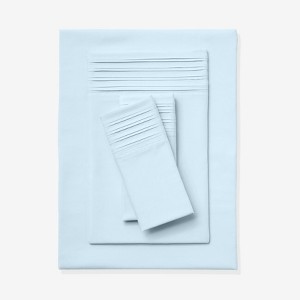 BrylaneHome Microfiber Pleated Hem Sheet Set - 1 of 2