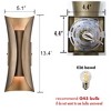 CLAXY Modern Brass Wall Sconce 2 Light Bath Light Fixture - 4 of 4