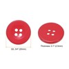 Unique Bargains Resin Craft DIY Round Flat 4-Hole Replacement Sewing Buttons 10 Pcs - 2 of 4