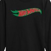 Boys' - Hot Wheels - Red and Green Christmas Lights Logo Long Sleeve Graphic T-Shirt - 2 of 4