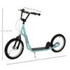 Maggift Kick Scooters Youth Scooter Kick Scooter with Adjustable Handlebar Front and Rear Dual Brakes Inflatable Wheels, Blue, 54.8"*22.8"*35.5" - 3 of 4