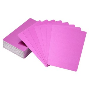 Unique Bargains Metal Blank Laser Engrave Printable DIY Name Cards 100 Pcs - 1 of 4