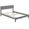 AFI Furnishings Orlando Full Traditional Bed with Open Footboard and Turbo Charger in Grey - 3 of 4