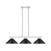 Modern 3-Light Steel Fixture with Adjustable Rods - Perfect for Game Room or Home Decor - 3 of 4