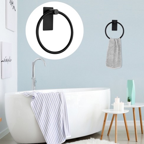 Bathroom Self-adhesive Towel Rack, Kitchen Wall-mounted Hand Towel Holder