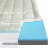 Biloban-Mattress Topper, 3-in-1 Mattress Topper, 4.5" Height, Memory Foam Bamboo Mattress Topper, Dual-Layer Mattress Topper - 3 of 4
