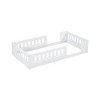 CAVINAS Twin Size Solid Wood Platform Bed Frame with Guardrail,Modern Floor Bed for Kids Room,Bedroom - 4 of 4