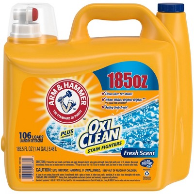 Arm & Hammer Plus OxiClean Fresh Scent Liquid Laundry Detergent - 185.5 fl oz