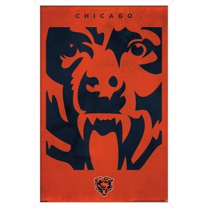 Trends International NFL Chicago Bears - Logo 25 Framed Wall Poster Prints - 1 of 4