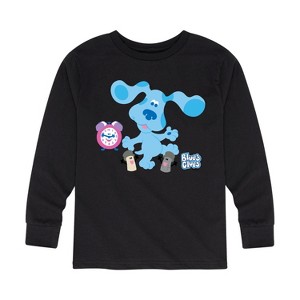 Boys' - Blue's Clues & You! - Blue Clues Crew Long Sleeve Graphic T-Shirt - 1 of 4