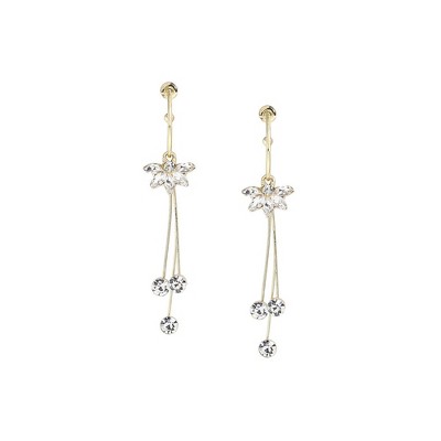 SOHI Women's Flower Drop Earrings