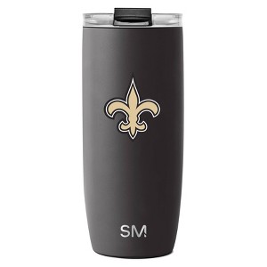 NFL New Orleans Saints Simple Modern Stainless Steel Voyager Travel Mug - 20oz - 1 of 3
