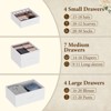 48" H Tall Fabric Dresser with 15 Drawers and Steel Frame & Wood Top, Sturdy Dressers for Bedroom, Closet, Hallway, Living Room - 2 of 4
