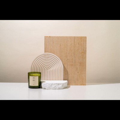 Craft & Kin Green Soy Candle with Bamboo Jasmine Scent