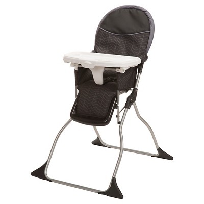 black and white high chair