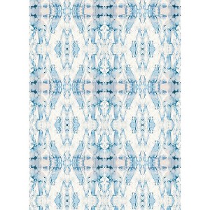 Tempaper & Co. 108"x78" Looking Glass Cobalt Peel And Stick Wallpaper - 1 of 4